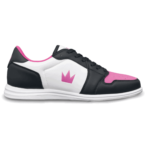 Brunswick Lady Fanatic Black/Pink Bowling Shoes for Women - Lightweight & Comfortable for League Play & Practice - Perfect for Bowling Tournaments & Casual Games