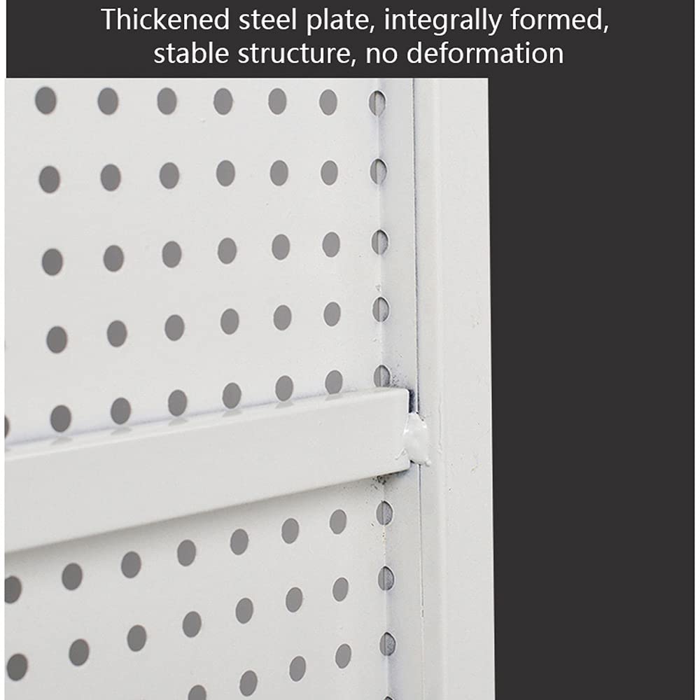 4-Piece Pegboard Wall Organizer Kit - DIY Garage Storage System with Wall Mount Bins & Panel Rack - 39