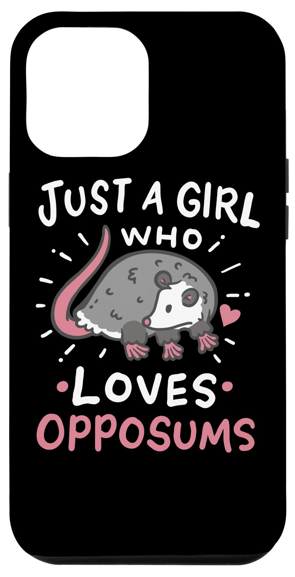 iPhone 12 Pro Max Case - Funny Opposum Lover Design - Perfect Gift for Animal Lovers & Unique Phone Accessory for Women - Great for Daily Use, Work & School