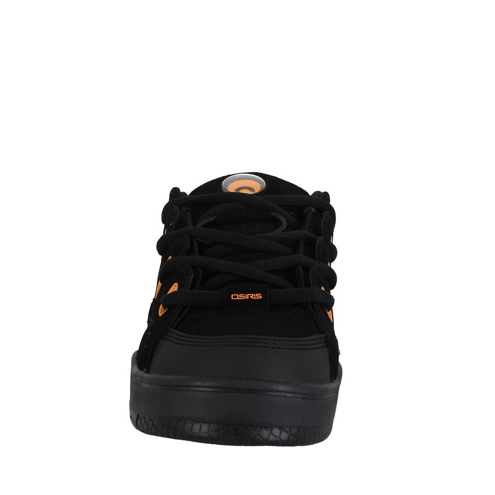 Original Osiris D3 OG Sneakers - Black/Black/Orange - Retro Skate Shoes for Men & Women - Perfect for Streetwear & Skateboarding