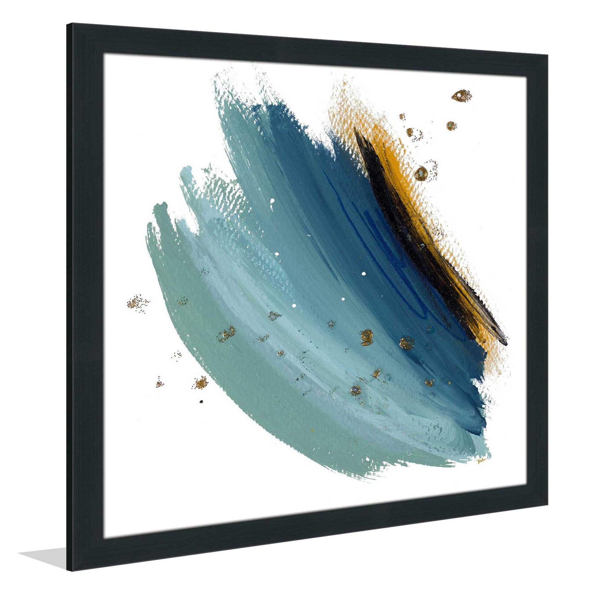 Black Clouds Square Print on Acrylic - Modern Abstract Wall Art for Home & Office Decor