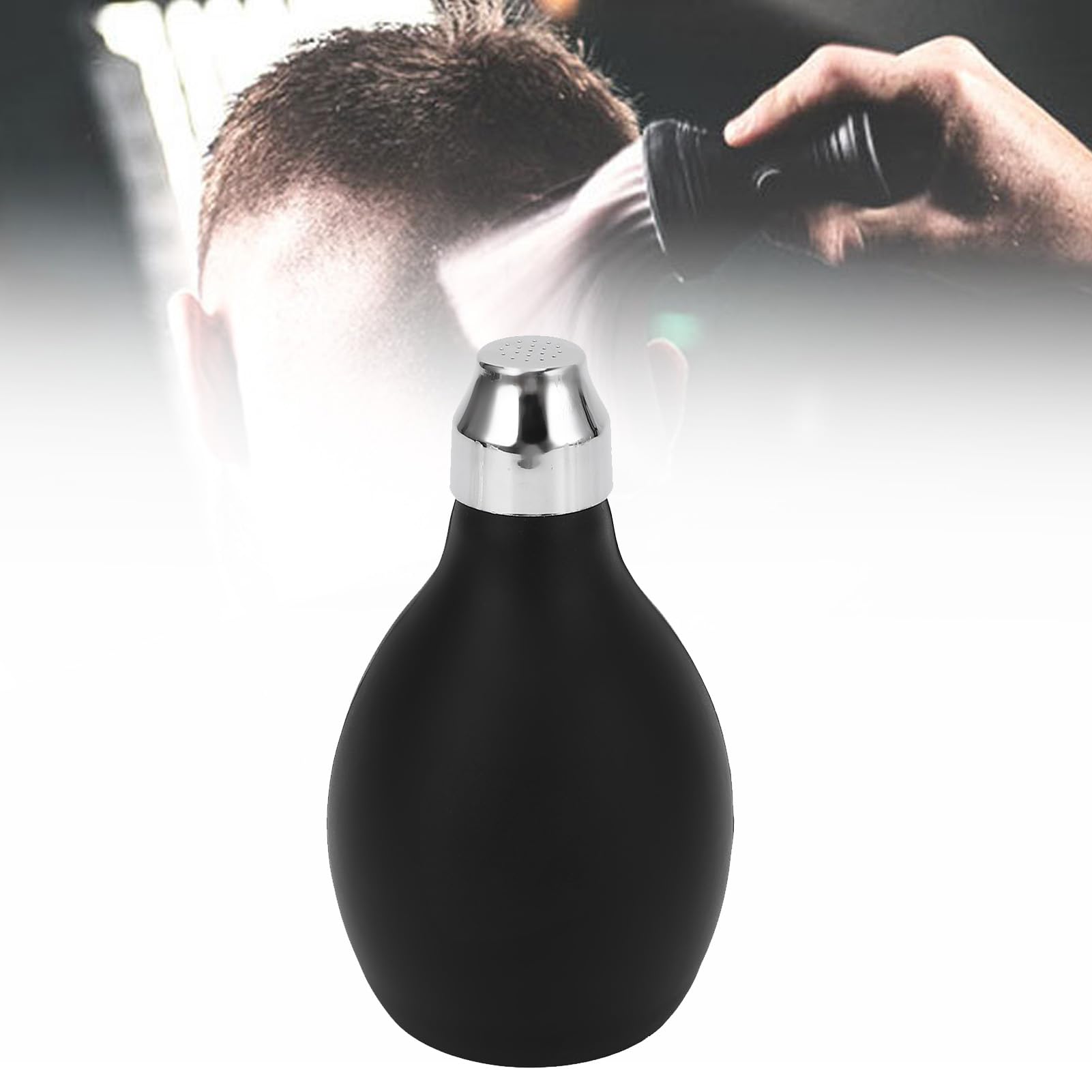 Dioche Rubber Grip Powder Spray Bottle - Adjustable Quantity for Hair Fiber, Talcum Powder, Dry Shampoo & Baby Powder | Perfect for Salon Professionals, Home Use & Travel Essentials