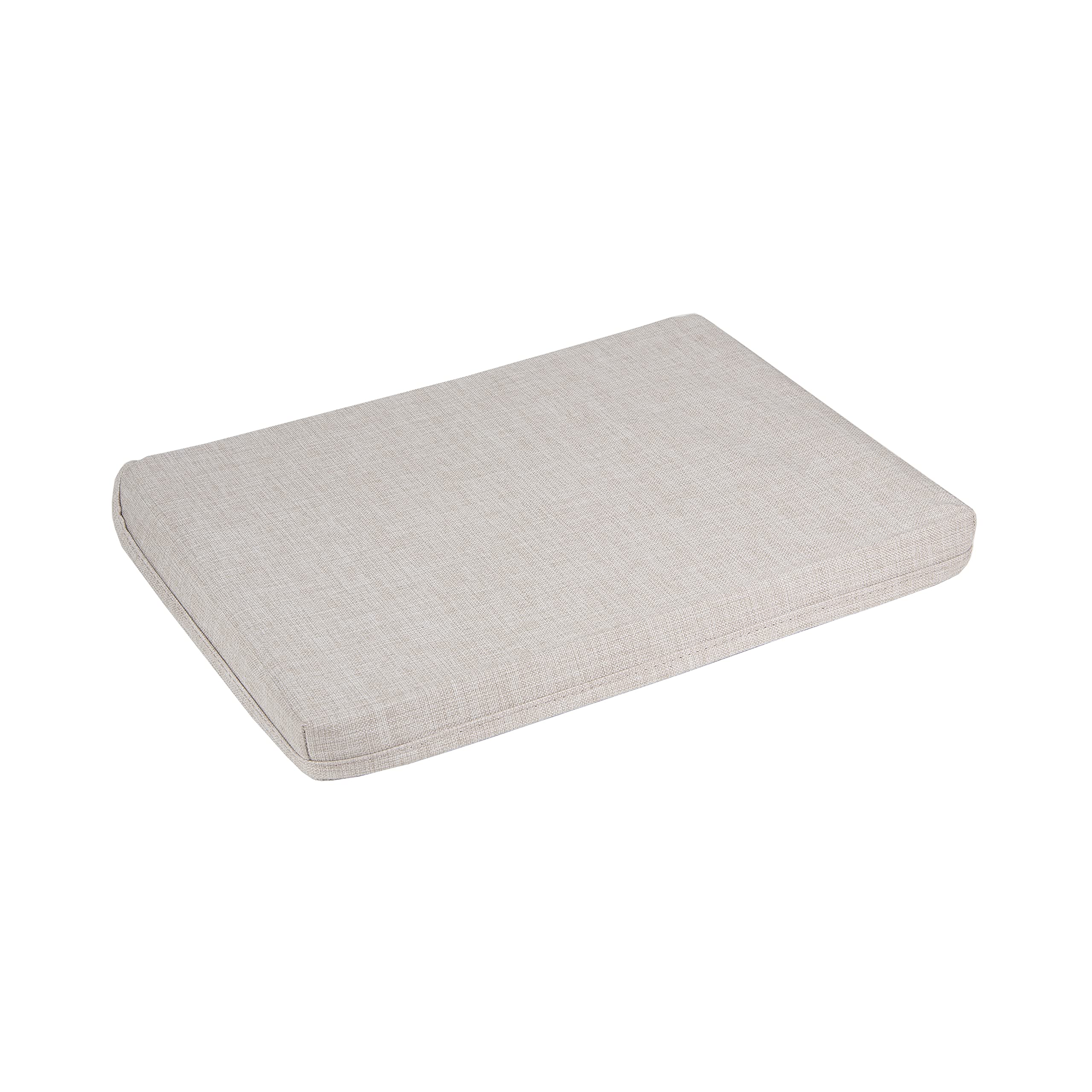 Bigso Box of Sweden Small Storage Box with Lid and Handle - Foldable Fabric Organizer for Clothes, Toys & Accessories - Polyester & Cardboard Linen-Look Container - Beige - Perfect for Home, Office & Kids Room Organization