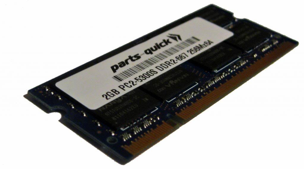 2GB DDR2 667MHz SODIMM RAM Memory - Compatible with AOPEN miniPC Duo MP945-VDR - PC2-5300 Laptop Memory Upgrade for Faster Performance - Ideal for Mini PCs, Home Theater Systems & Office Workstations