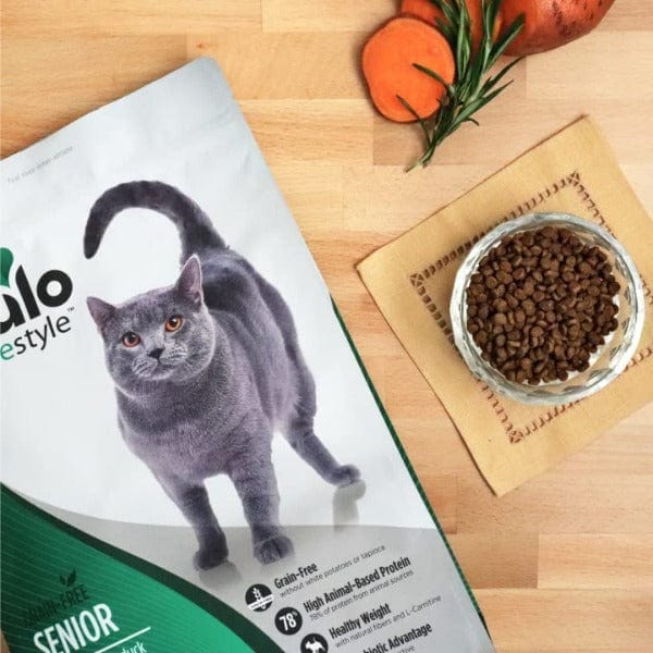 Nulo Freestyle Grain-Free Senior Dry Cat Food for Older Cats - 5lb Bag | Supports Joint Health & Digestion for Senior Cats at Home