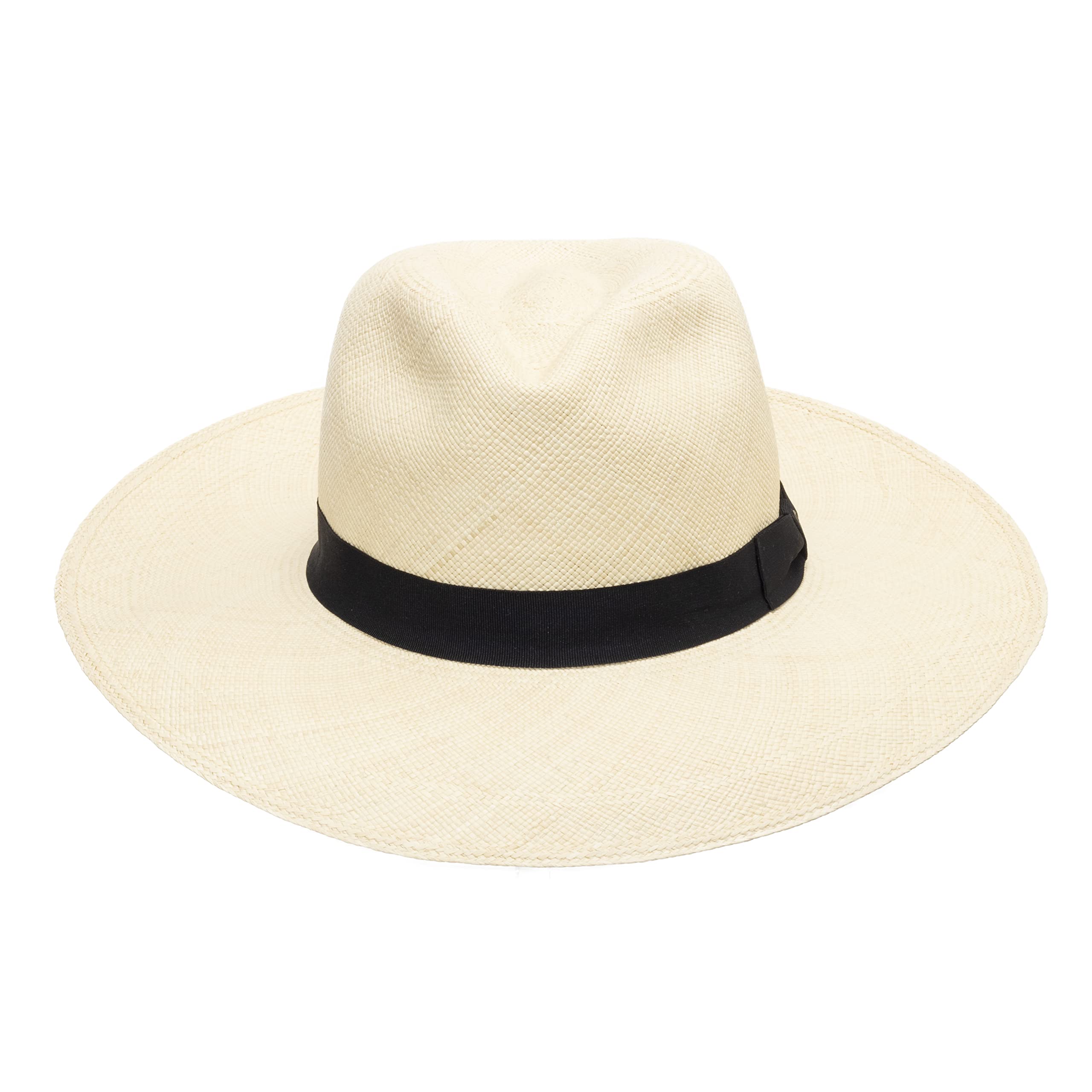 Stylish Monaco Panama Straw Fedora Hat for Men & Women - Summer Sun Hat with Decorative Golf Charm Pin - Perfect for Beach, Golf, Outdoor & Casual Wear