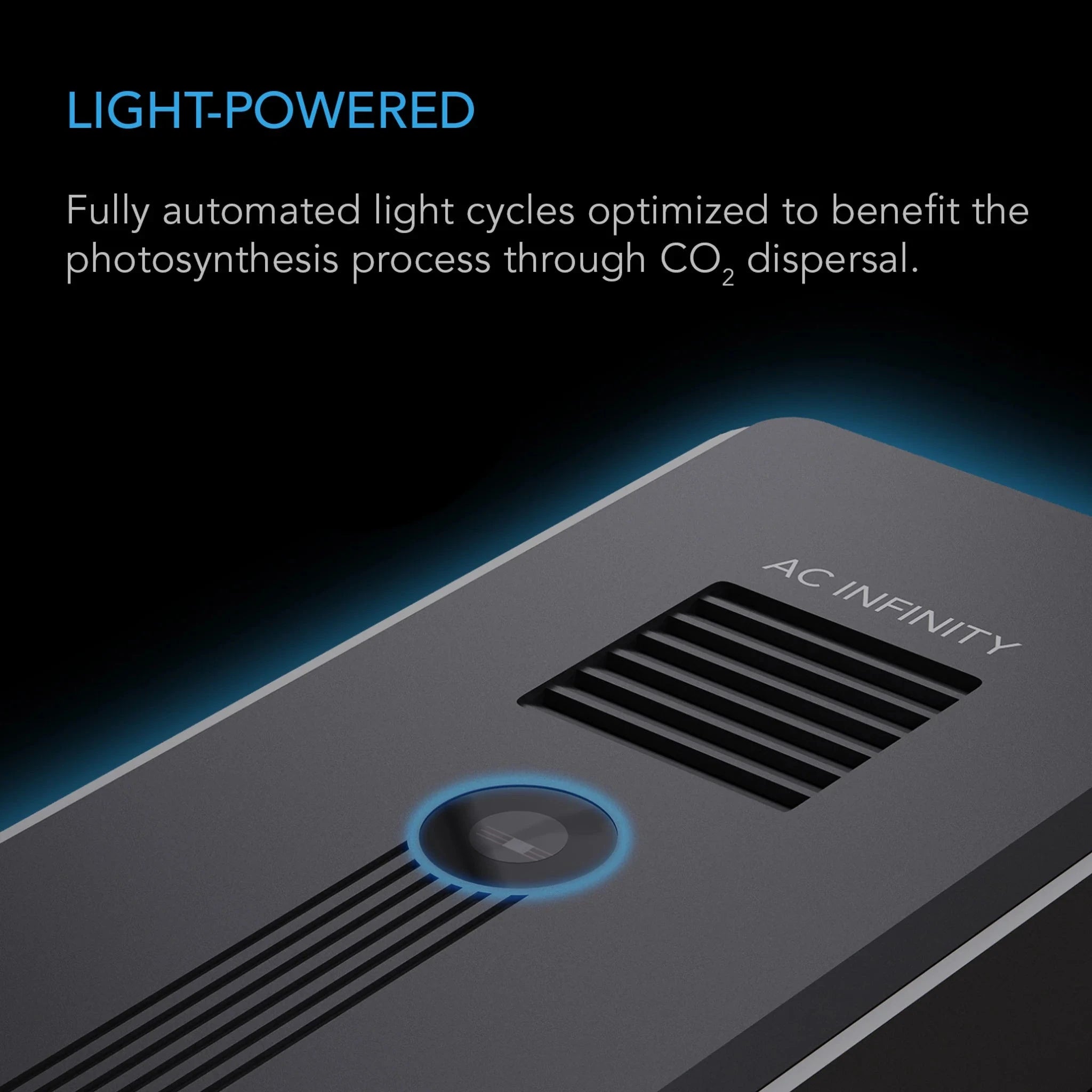 AC Infinity CO2 & Light Sensor for Controller AI+ (AC COS3) - Indoor Grow Room Monitoring for Hydroponics & Greenhouse Plants
