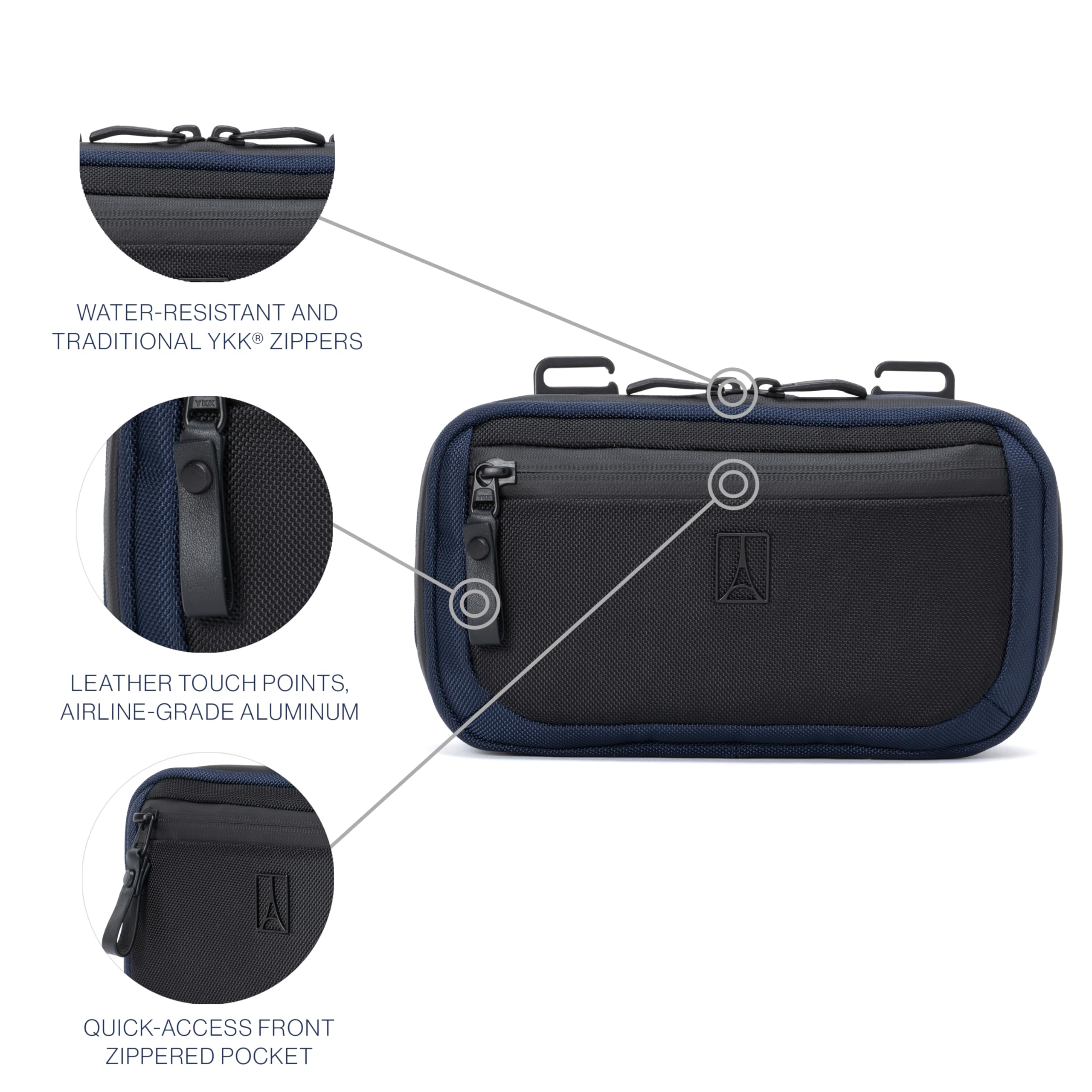 Travelpro Altitude Travel Essentials Organizer Kit for Men & Women - Perfect for Carry-On Luggage, Business Trips & Vacation Packing