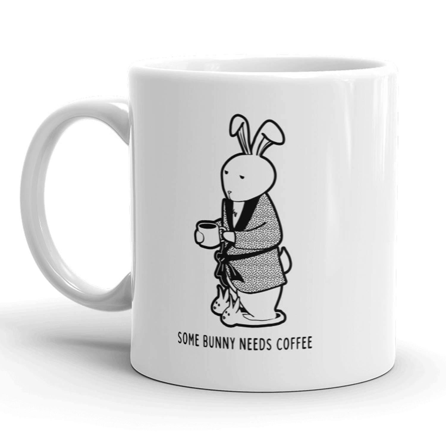 Funny Easter Bunny Coffee Mug - 11oz Crazy Dog T-Shits Some Bunny Needs Coffee Cup - Perfect for Easter Gifts, Office Humor & Coffee Lovers