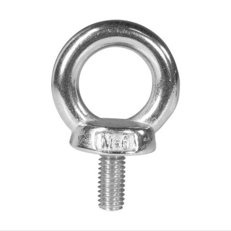 Stainless Steel BLA Eye Bolts - Heavy Duty Lifting Hooks for Rigging, Marine, and Construction Use
