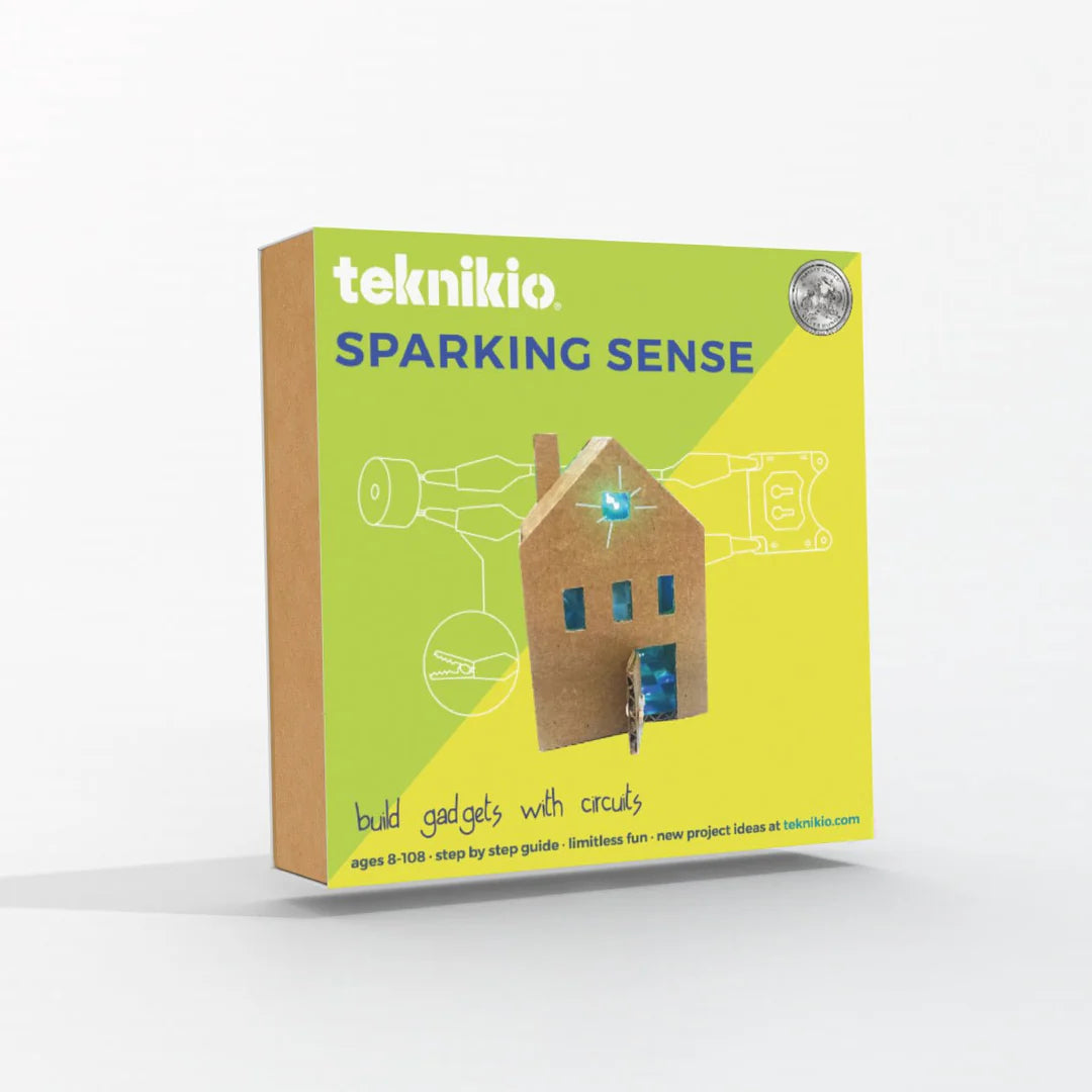 Teknikio Sparking Sense Set - STEM Educational Kit for Kids | Hands-on Electronics & Coding Projects for Classroom & Home Learning