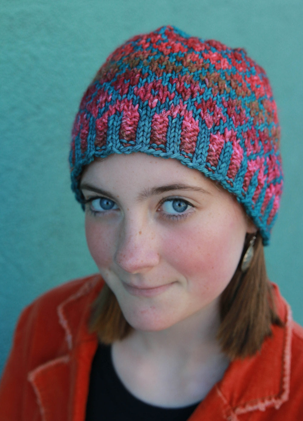 Sunni's Fair Isle Hat Knitting Pattern - Sweet Shop Patterns PDF Download for Winter Hats & Cozy Accessories