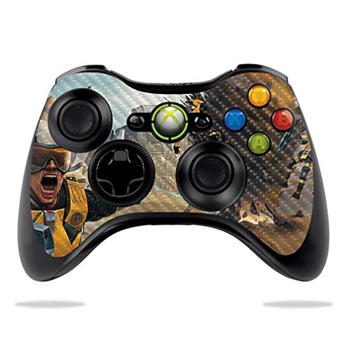 Premium Carbon Fiber Skin for Microsoft Xbox 360 Controller - Battlefield Edition | Protective & Durable Textured Cover | Easy to Apply & Remove | Made in USA | Perfect for Gaming, Collectors & Customization Enthusiasts