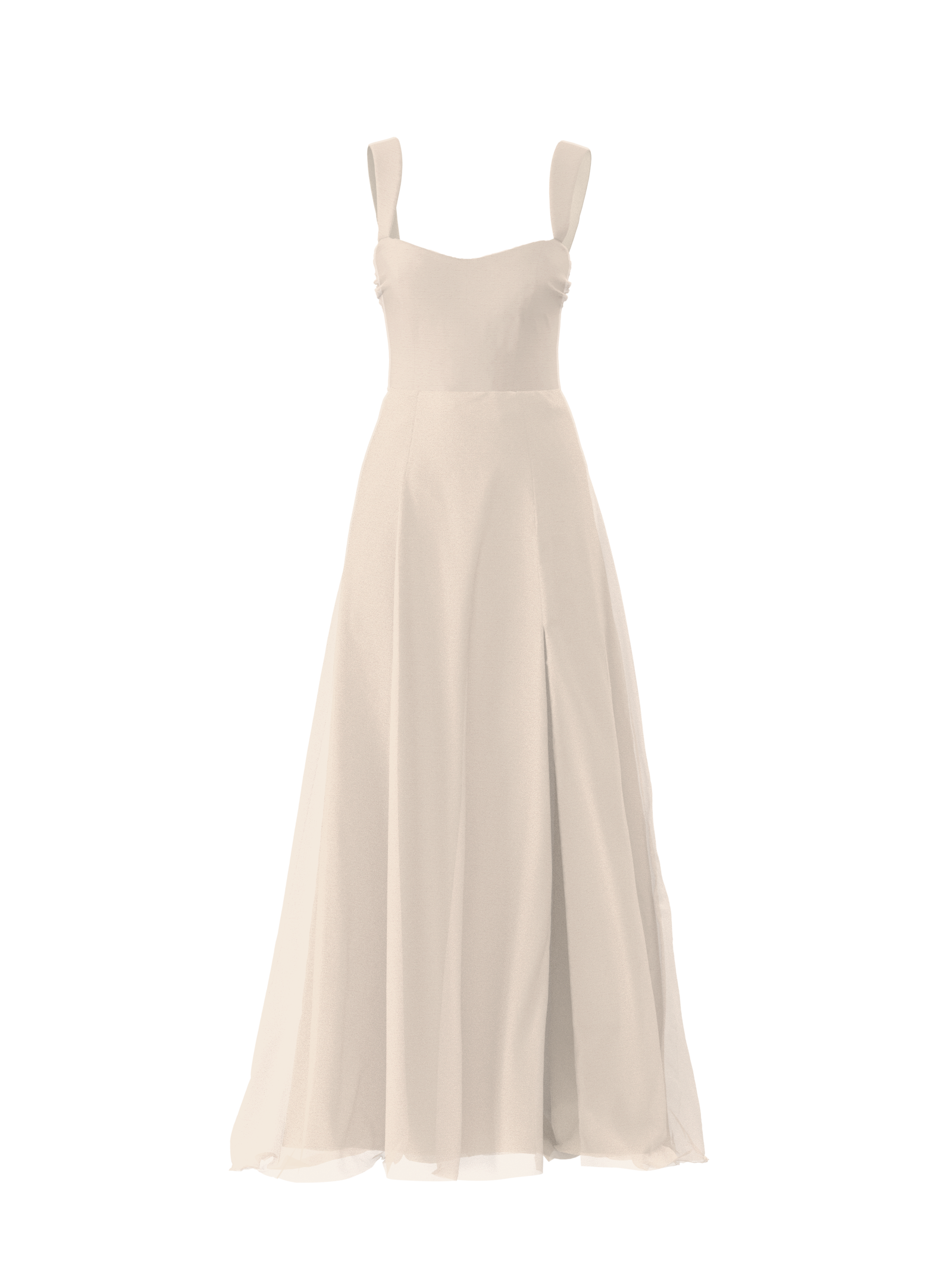 Elegant Cream Bodice (Alexis) and Skirt (Arabella) Set - Perfect for Weddings, Prom, and Formal Events
