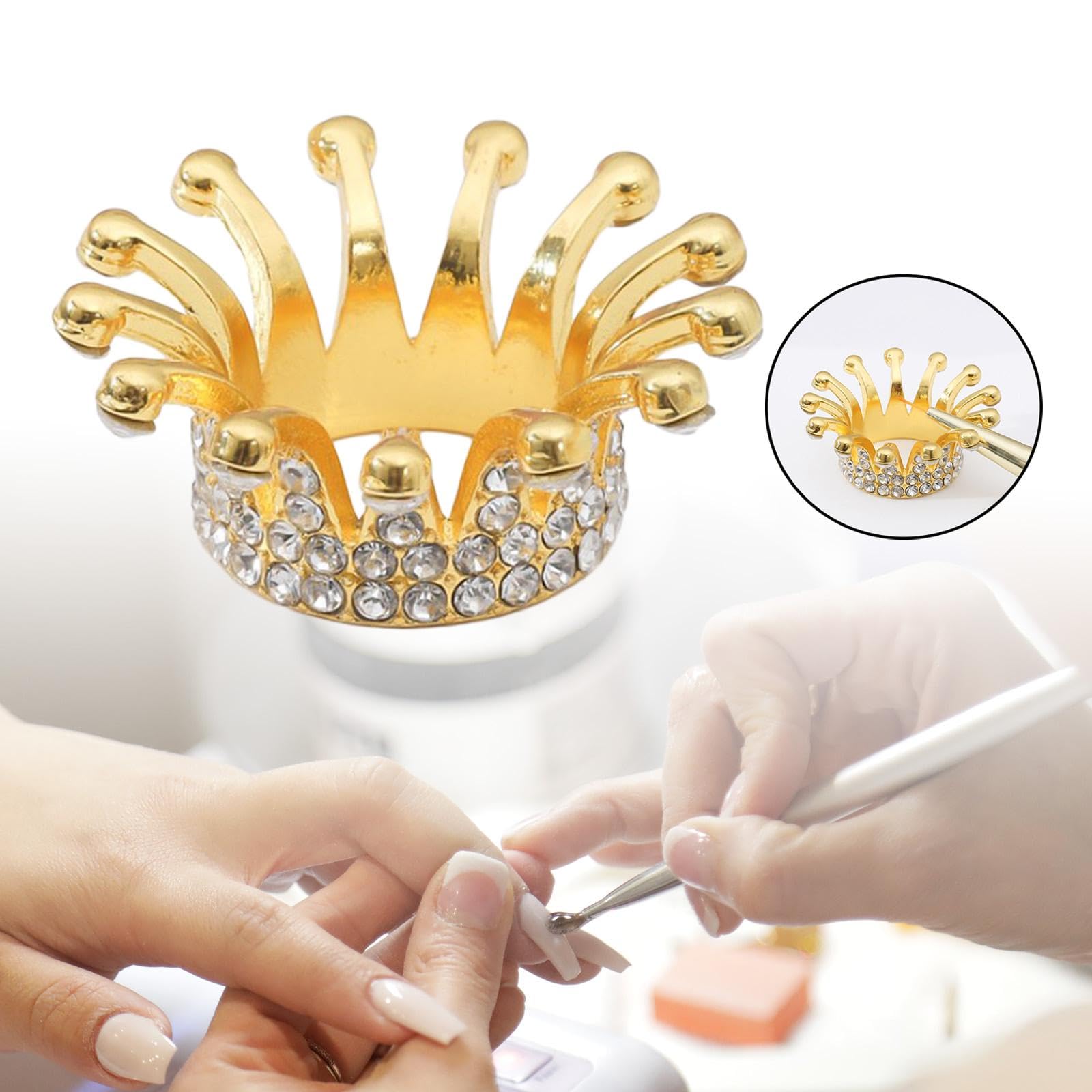 Retro Nail Brush Holder - Silver Nail Art Craft Brush Pen Stand for Salon, Bedroom, Home & Dorm | Organize Your Nail Tools in Style