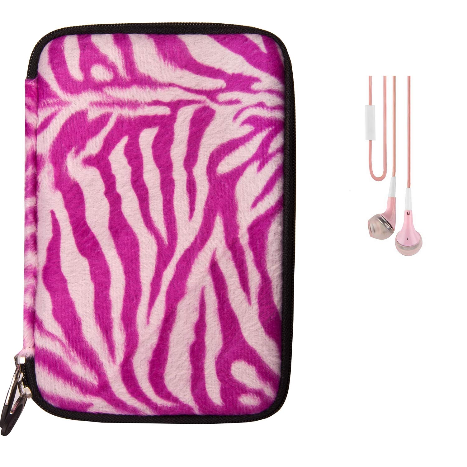 Premium Full Protection Sleeve Case for 7-Inch Tablets (2023 Models) with 3.5mm Stereo Headset - Perfect for Travel, Office & School Use