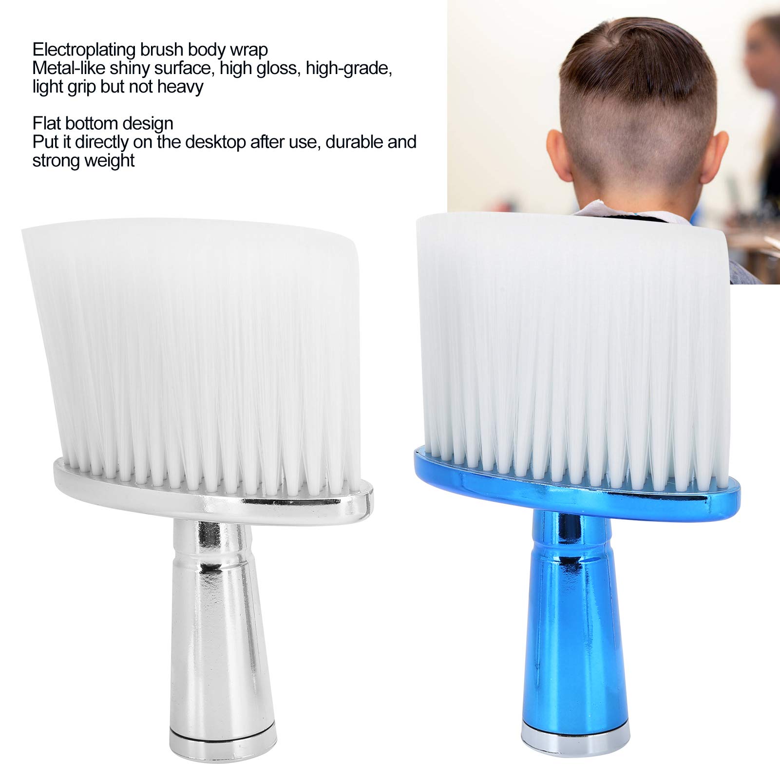 Professional Neck Brush for Hair Cleaning - High-Grade Salon & Home Manicure Tool - Perfect for Nail Salons, DIY Manicures & Personal Grooming