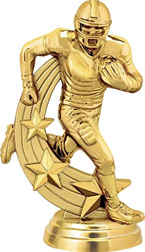 Personalized Black Lightning Football Forward Trophy - Custom Football Awards for Players & Coaches | Perfect for Championship Ceremonies, Team Banquets & Sports Recognition Events