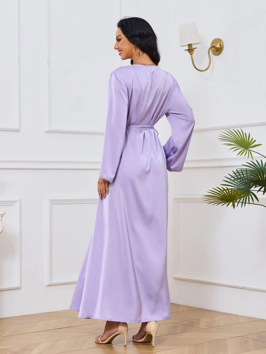 Elegant Beaded Eid Caftan Dress for Women - Stylish Kaftan #25033 - Perfect for Eid Celebrations, Weddings & Special Occasions
