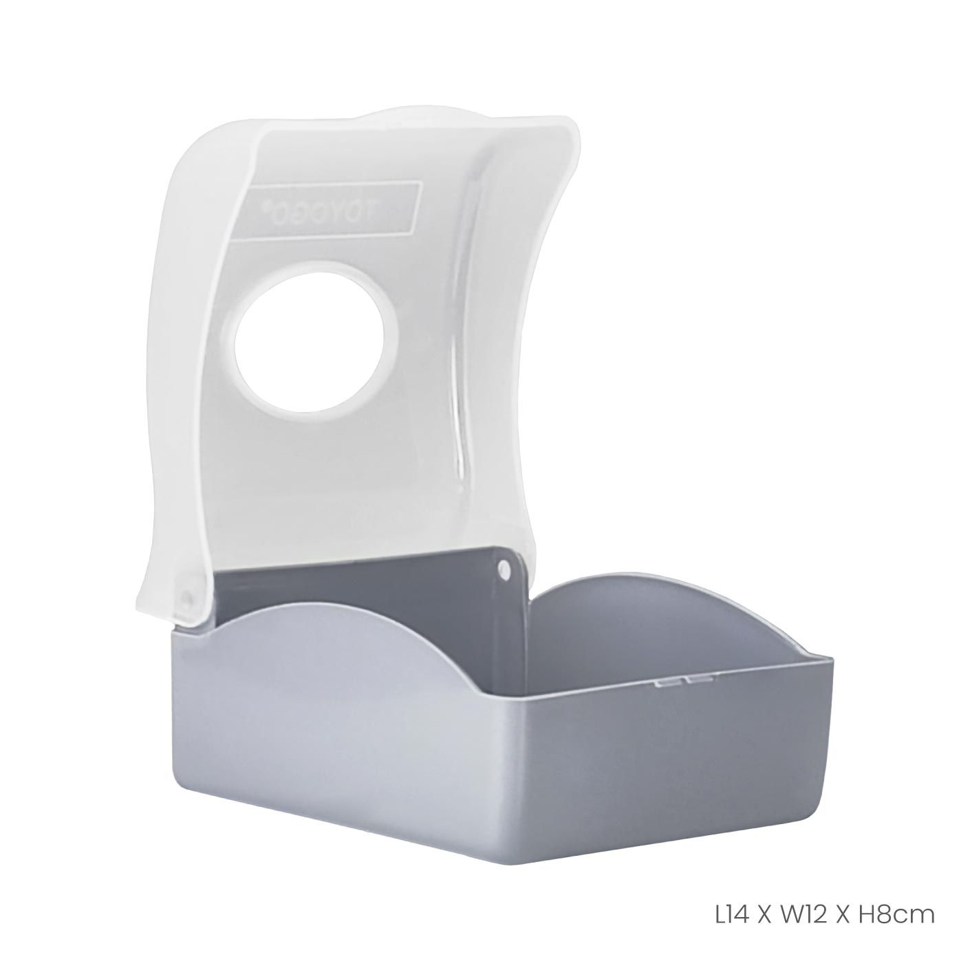 Wall Mounted Tissue Roll Holder (4845) - Bathroom & Kitchen Paper Towel Dispenser for Home & Office Use