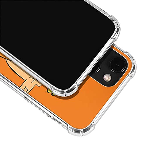 Official The Flintstones Fred Flintstone Design Clear Phone Case for iPhone 13 Mini - Slim Protective Cover with Scratch Resistance | Perfect for Everyday Use, Travel & Showcasing Your Favorite Cartoon Character
