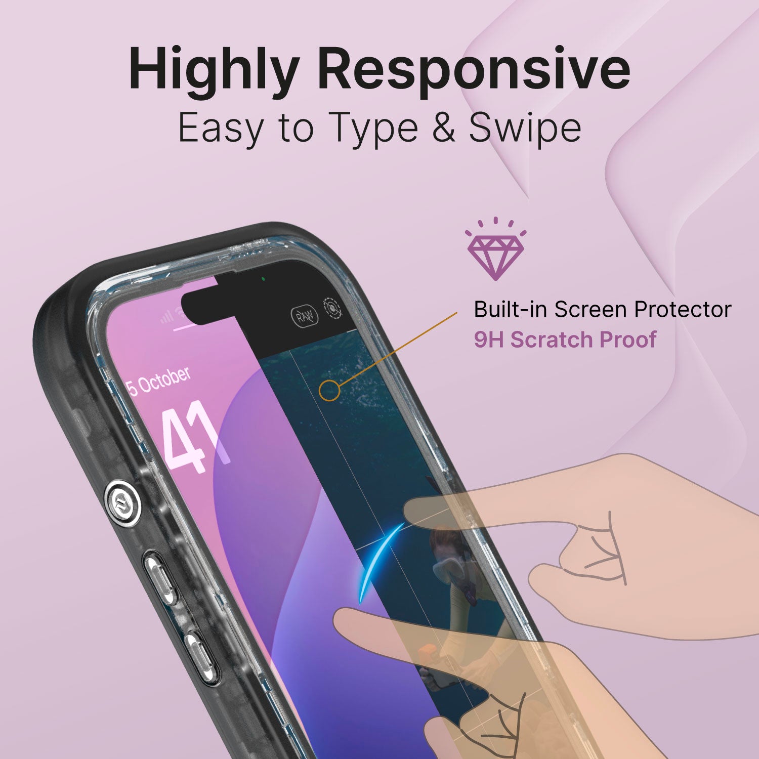iPhone 16 Pro Max Waterproof Case - Shockproof, Dustproof Full-Body Protection for Swimming, Beach & Outdoor Activities