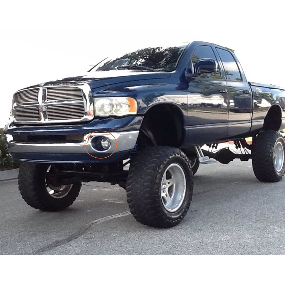 High-Performance LED Fog Lights for Dodge Ram 1500 (2002-2008) & Ram 2500/3500 (2003-2009) - Durable Off-Road Lighting for Night Driving & Foggy Conditions