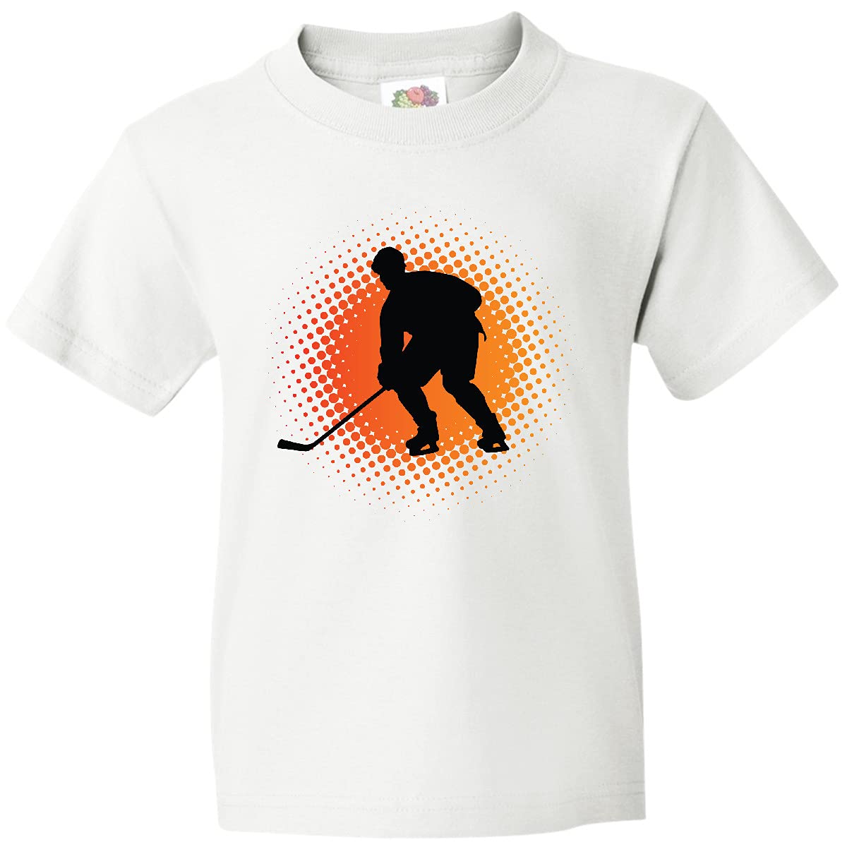 Inktastic Play Hockey Sports Youth T-Shirt - Comfortable Hockey-Themed Kids Tee for Boys & Girls - Perfect for Hockey Games, Practice & School Spirit Wear