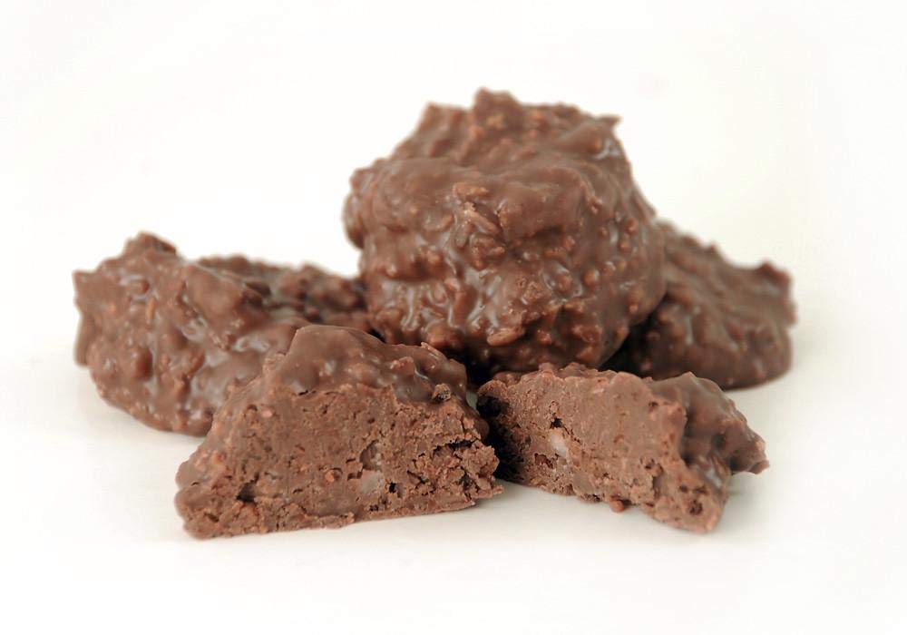 Organic Coconut Clusters with Milk Chocolate - 1 Lb Bag | Gluten-Free, Vegan Snack | Perfect for Hiking, Office & Healthy Desserts | Ships with Temperature Warning