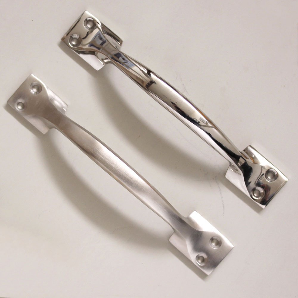 Polished Nickel Cabinet Pull Handle - Modern Kitchen & Bathroom Hardware for Drawers & Cabinets - Perfect for Home Renovation & DIY Projects