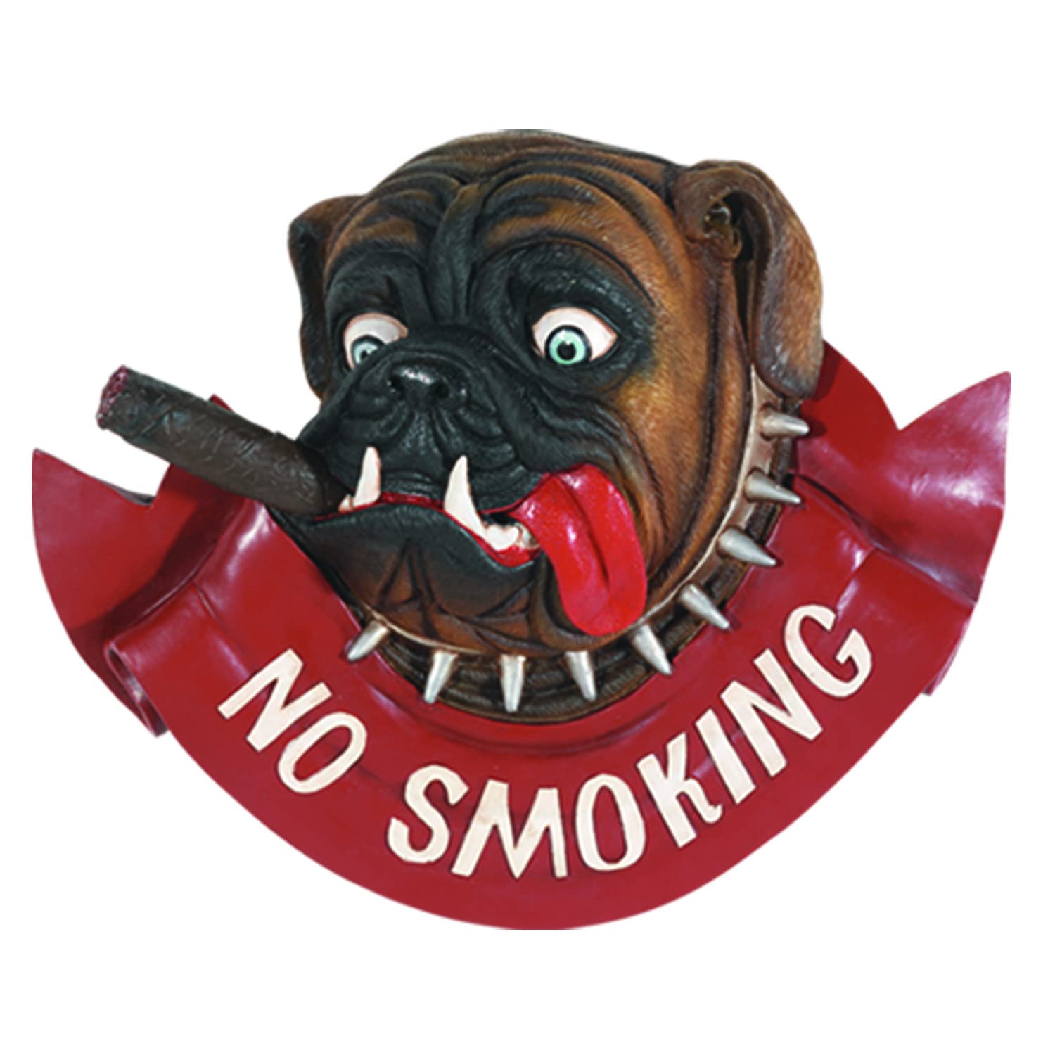 RAM Game Room Pub Sign - No Smoking Dog - Add a Touch of Personality to Your Bar or Man Cave