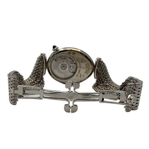 Breguet Reine De Naples Moon Phase 18K White Gold Diamond Ladies Watch - Luxury Women's Timepiece for Formal Events & Special Occasions