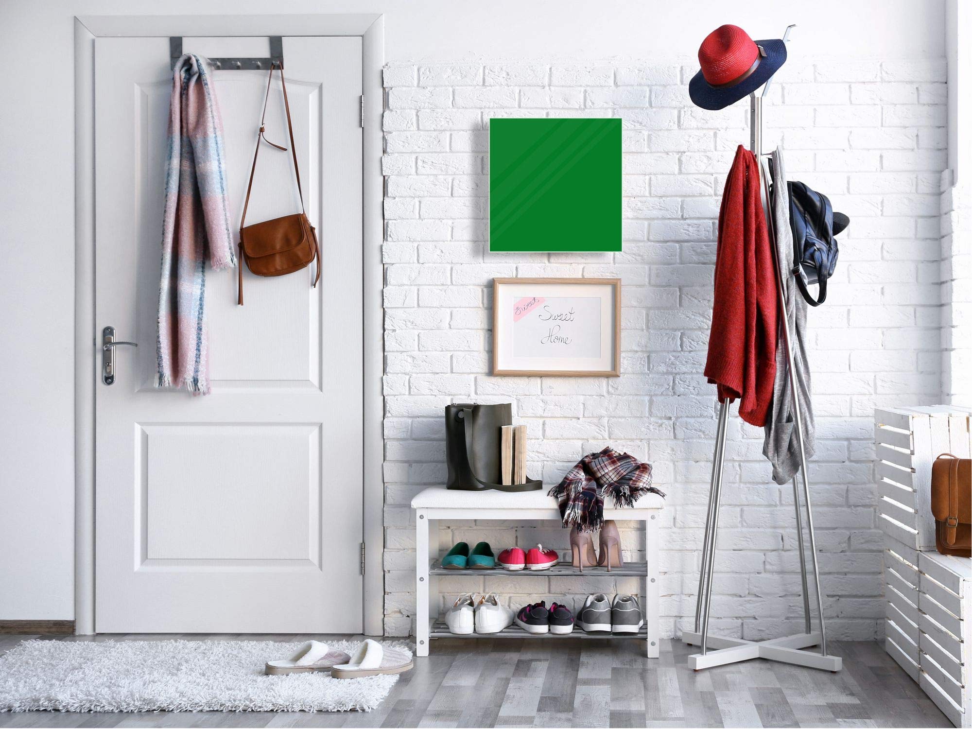 Frameless Glass Whiteboard Key Cabinet Storage Box - K18B Series in Multiple Colors | Perfect for Home, Office & Classroom Organization