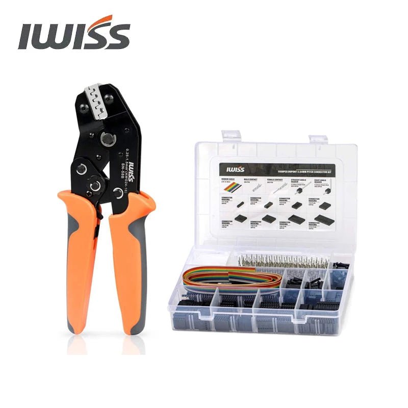 SN 58B Non-Insulated Crimping Tool for 0.25-1.5mm² & AWG24-16 Terminals - Professional Wire Connector Crimper for Electrical, Automotive, and DIY Projects