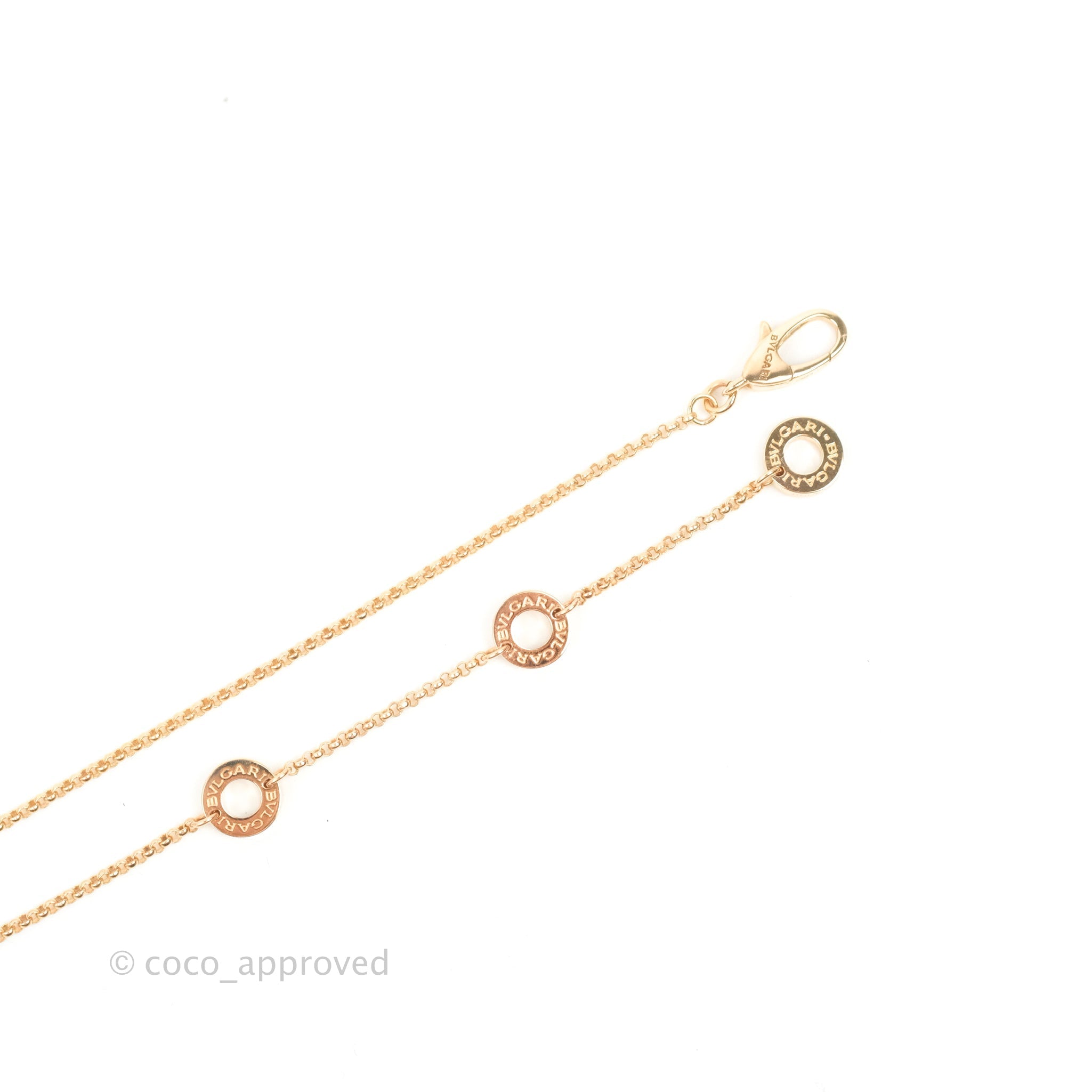Bvlgari Mini Zero1 18K Rose Gold Diamond Necklace for Women - Luxury Italian Jewelry Gift for Anniversary, Valentine's Day & Special Occasions