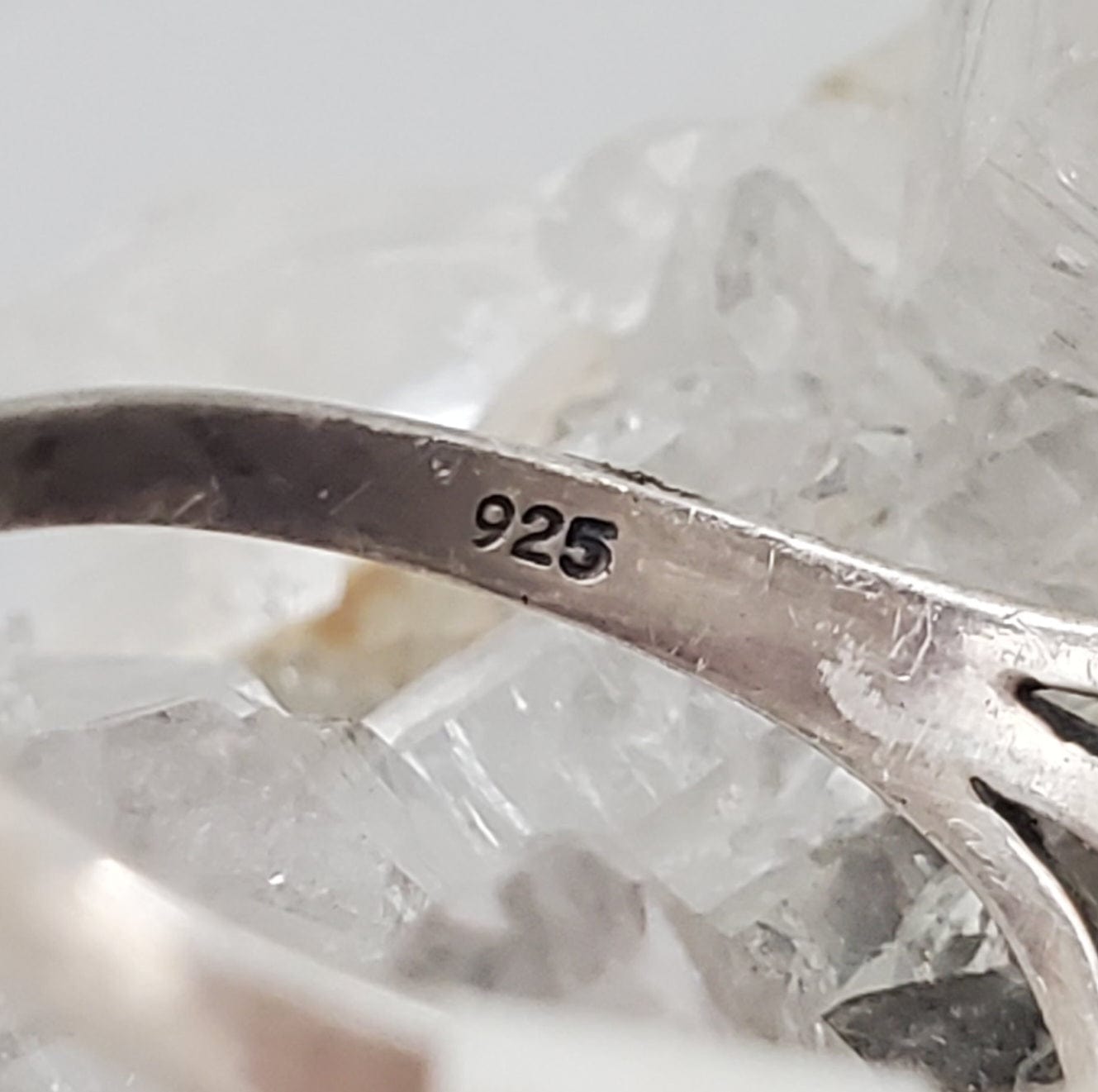 Canadian Rossmanite .925 Sterling Silver Ring Size 6.75 - Elegant Gemstone Jewelry for Women, Perfect for Weddings, Anniversaries & Special Occasions