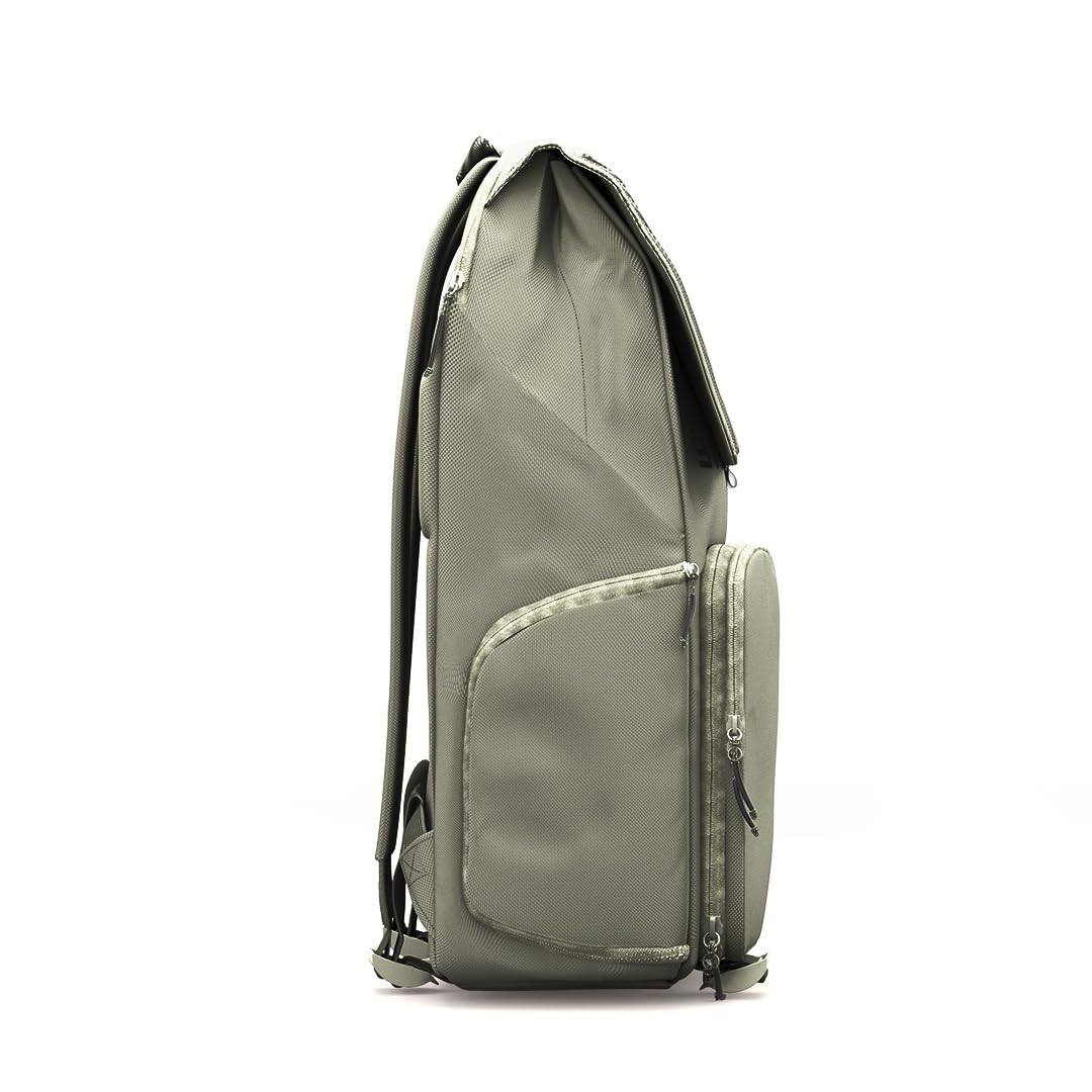 BREVITE The Runner Camera Backpack - Minimalist & Travel-Friendly 18L Photography Backpack for DSLR, Laptop & Accessories (Green) - Perfect for Hiking, Travel & Urban Photography