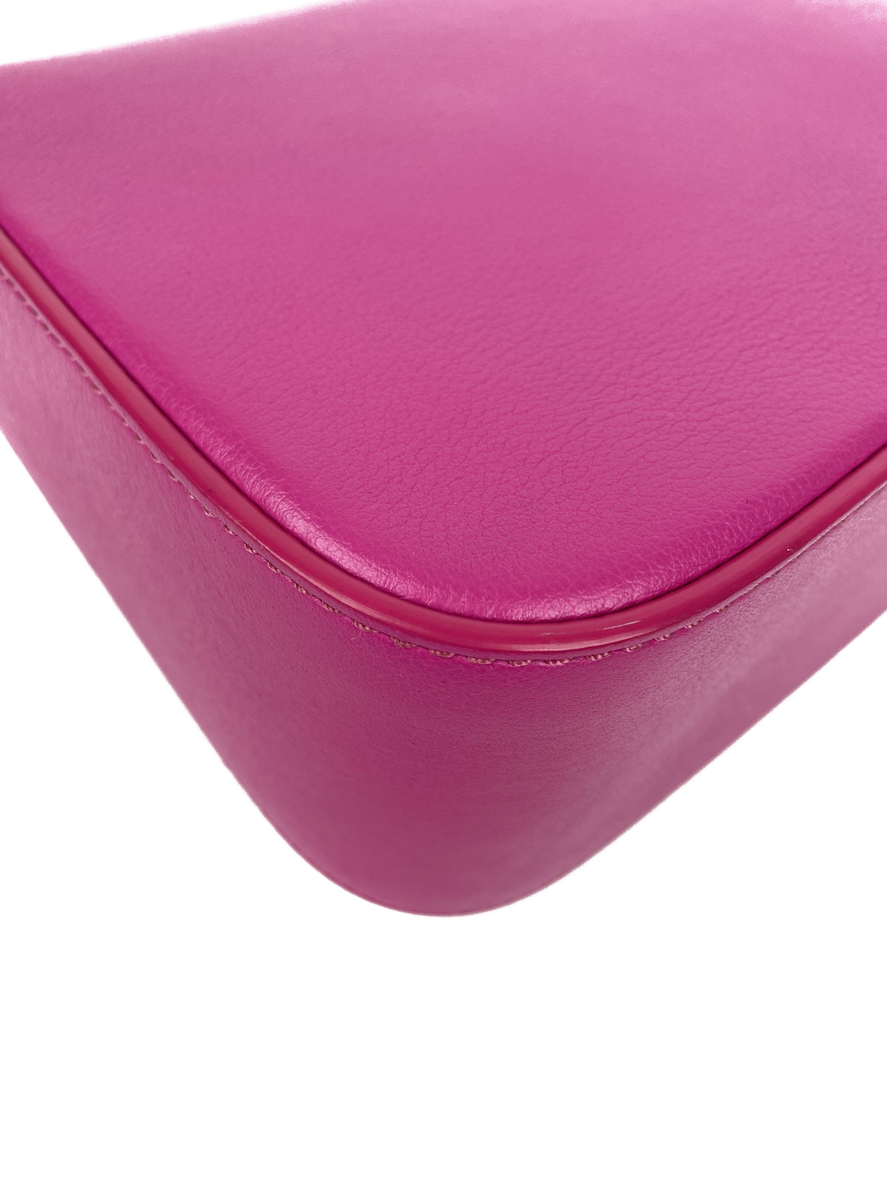 Fendi Magenta 3 Baguette Bag - Luxury Shoulder Handbag for Women | Trendy Crossbody Purse for Party, Dating & Everyday Use