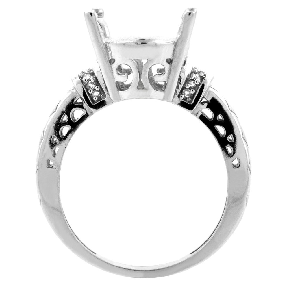 14x10mm Oval Natural Peridot Diamond Sterling Silver Ring - Sizes 5-10 - Perfect for Engagement, Anniversary & Everyday Elegant Jewelry