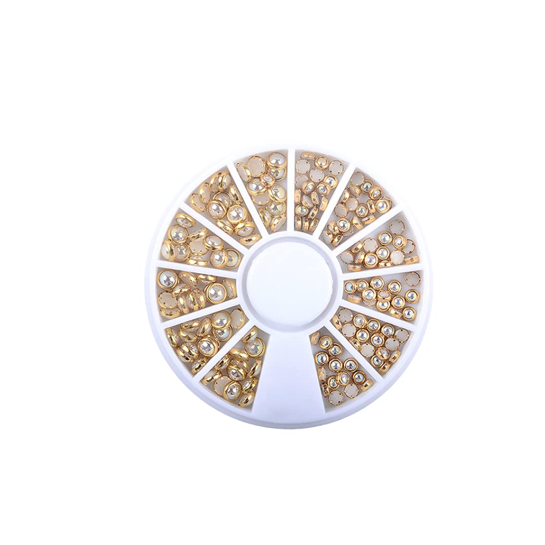 Elegant Nail Knot Pearls with Jewelry Wheel Carousel - DIY Nail Art Decorations for Parties, Weddings & Special Occasions