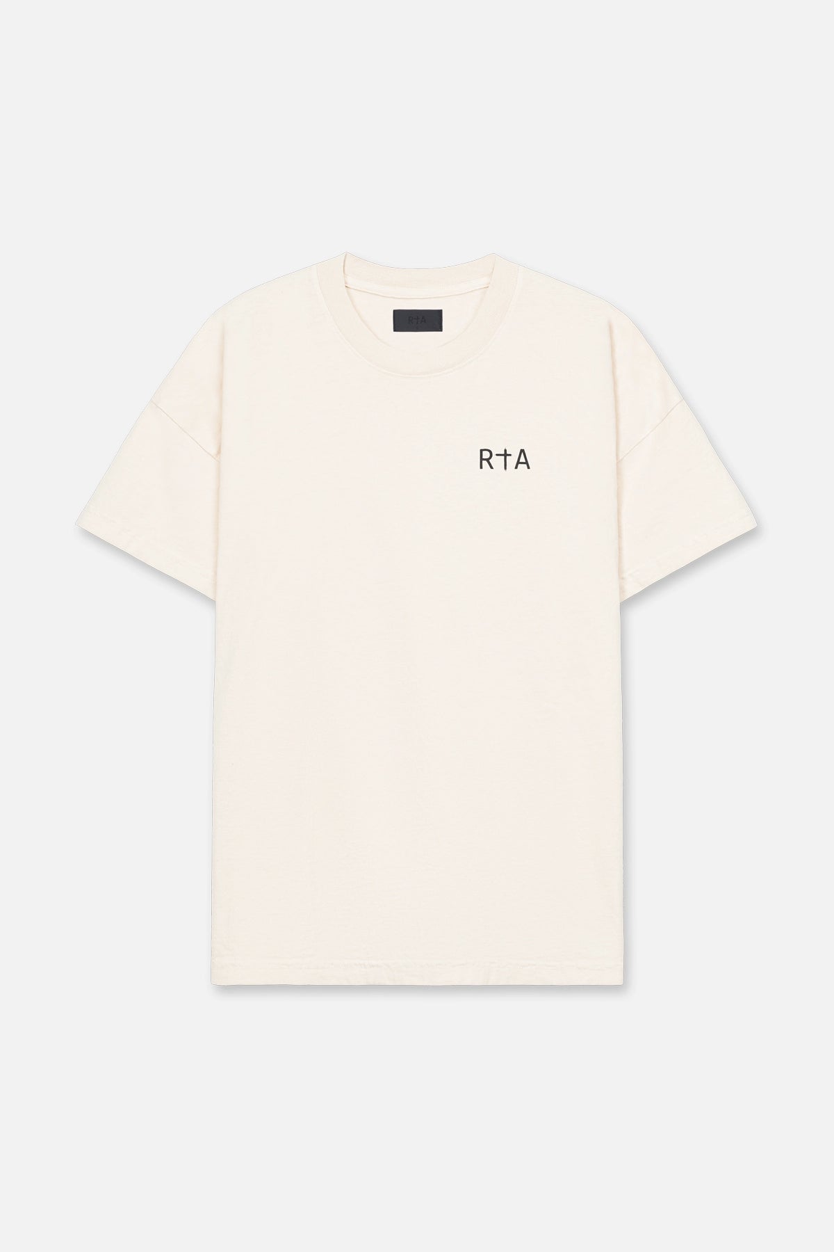 Colin Men's Short Sleeve T-Shirt with Chest Logo - Comfortable Casual Tan Cotton Tee for Everyday Wear, Street Style & Summer Outfits