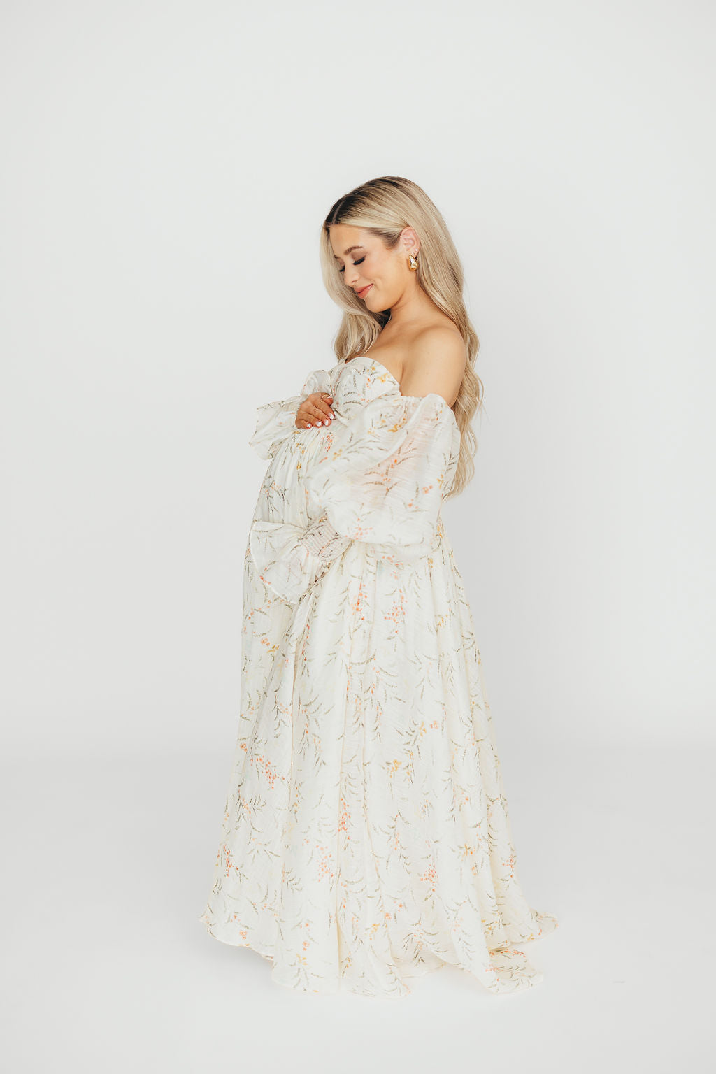 Ryder Grace Maxi Dress in Cream - Elegant Long Flowy Summer Dress for Women, Perfect for Beach, Wedding & Vacation | Lightweight & Comfortable