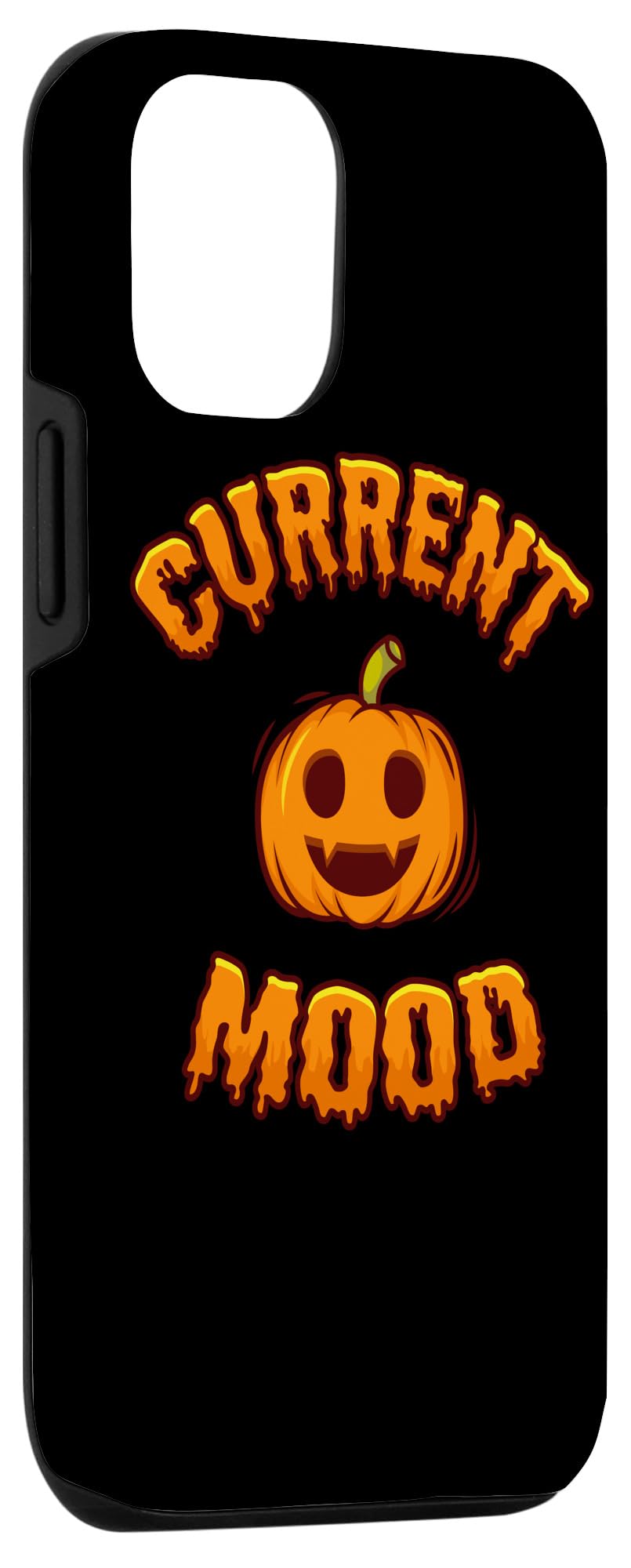 iPhone 12/12 Pro Halloween Pumpkin Jack O'Lantern Funny Cute Phone Case - Perfect for Halloween Parties, Trick or Treating & Spooky Mood Expressions