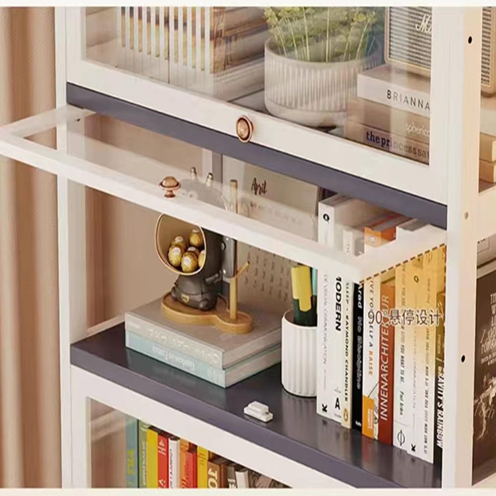 Natural Bamboo Frame Acrylic Display Case - 4-Tier 70cm Dustproof Collectible Showcase for Home & Office - Perfect for LEGO Sets, Funko Pops, and Action Figure Collections