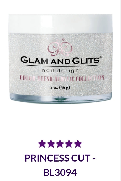 GLAM AND GLITS COLOR BLEND COLLECTION VOL.2 - BL3094 - 2 oz Princess Cut Rhinestones for Nail Art, Costume Jewelry & DIY Crafts