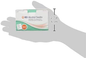 BD Medical Systems 326895 Alcohol Prep Pads - 12 Boxes of 100 Sterile Alcohol Swabs for First Aid, Injection & Wound Care | Medical, Tattoo & Travel Essential