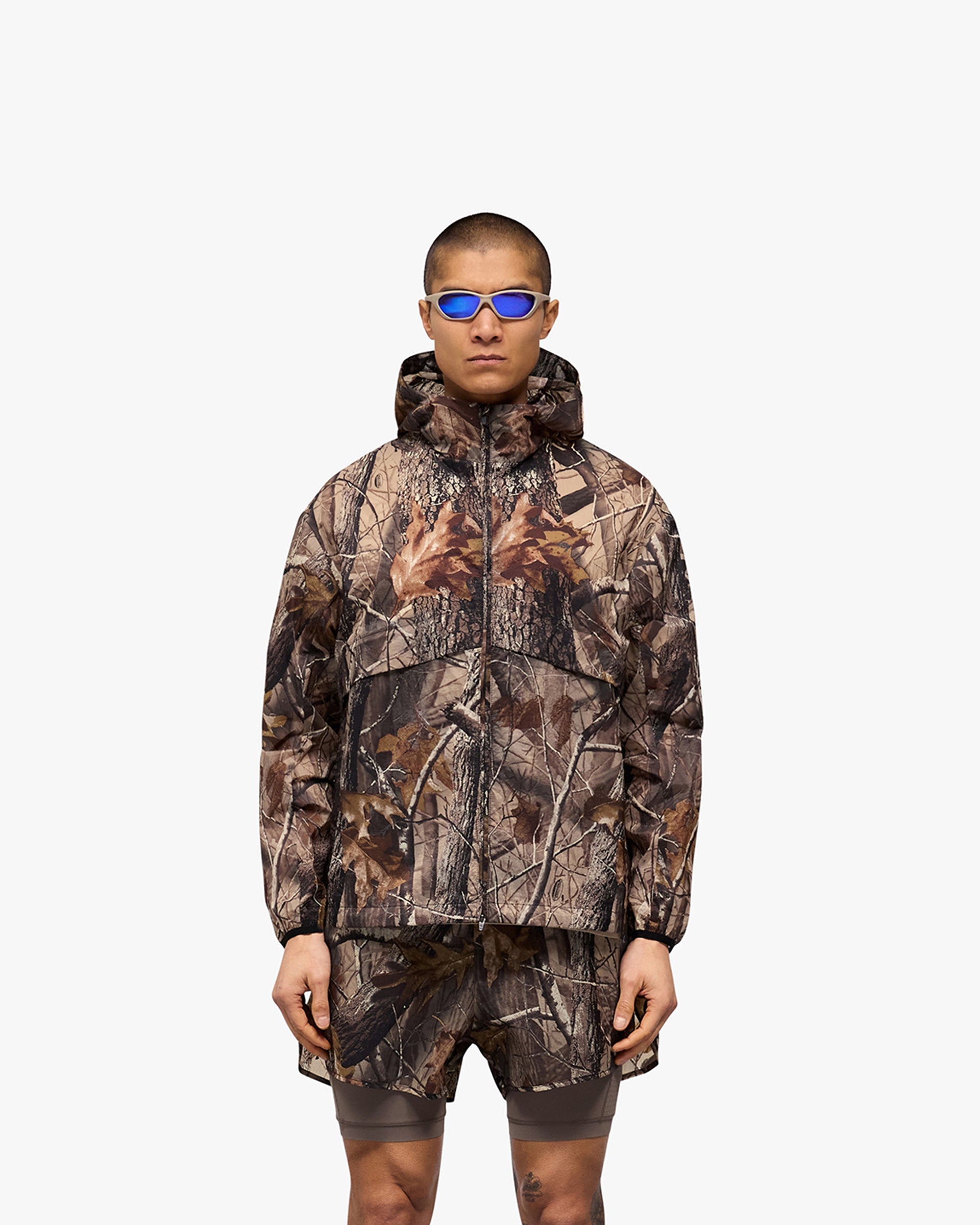 247 Hooded Training Jacket - Realtree® Camo Design for Outdoor Workouts & Hunting | Lightweight Performance Jacket for Men & Women | Ideal for Gym, Running & Cold Weather Activities