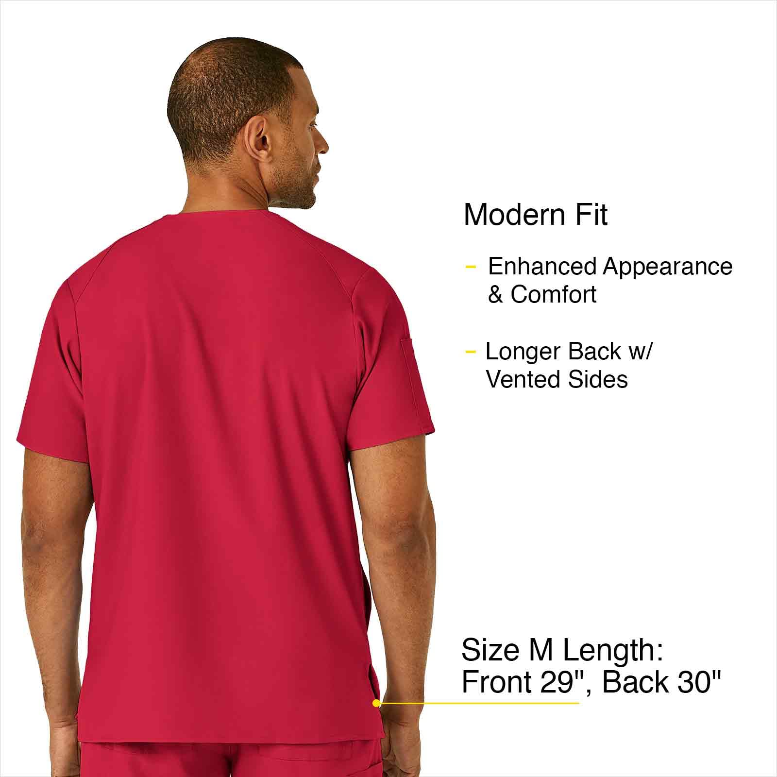 Carhartt Men's V-Neck T-Shirt - Comfortable Cotton Workwear for Construction, Outdoor & Casual Wear | Durable Short Sleeve Tee for Men