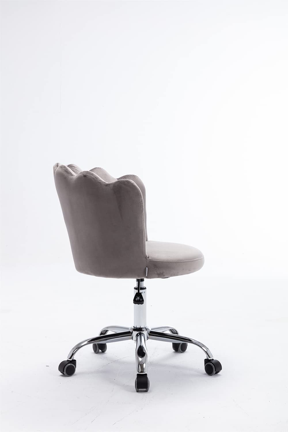 Modern Swivel Shell Chair - Gray Lounge Chair for Living Room, Bedroom & Home Office - Comfortable Leisure & Workspace Seating Solution