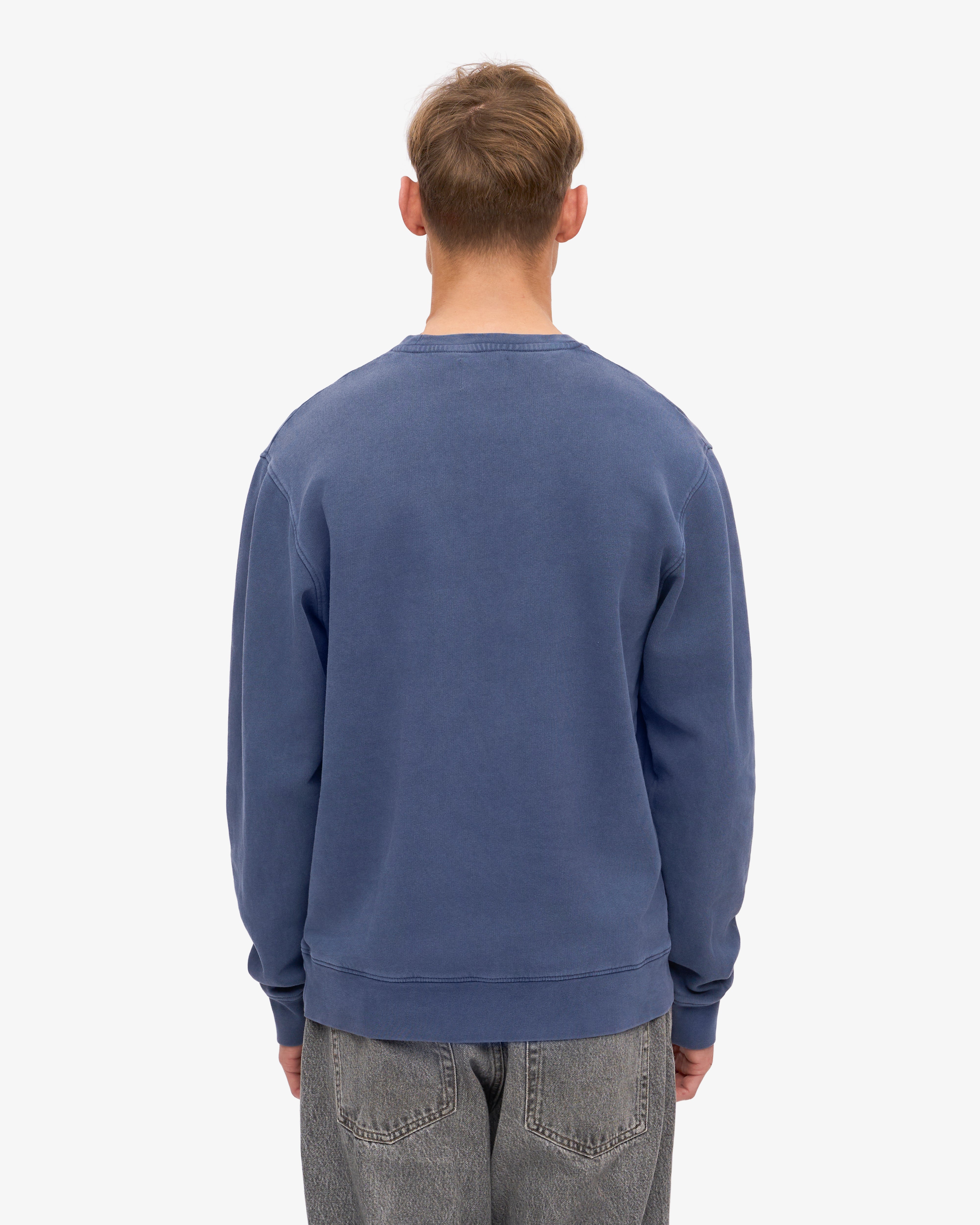 Classic Organic Cotton Crew Neck T-Shirt for Men - Soft & Comfortable Neptune Blue Tee - Perfect for Casual Wear, Gym & Everyday Outfits